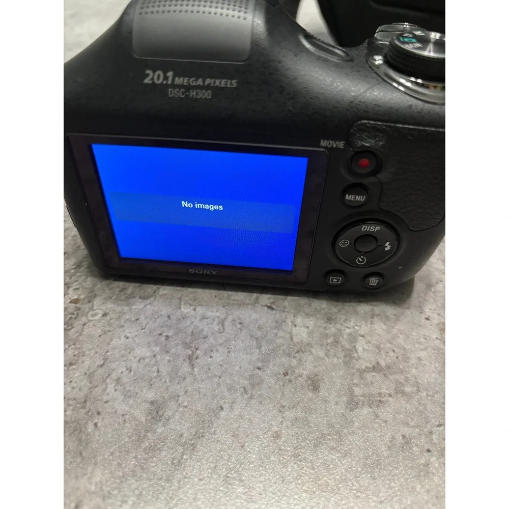 Sony Cyber-shot DSC-H300 20.1MP Digital Camera 35x Optical Zoom Black Bundle
